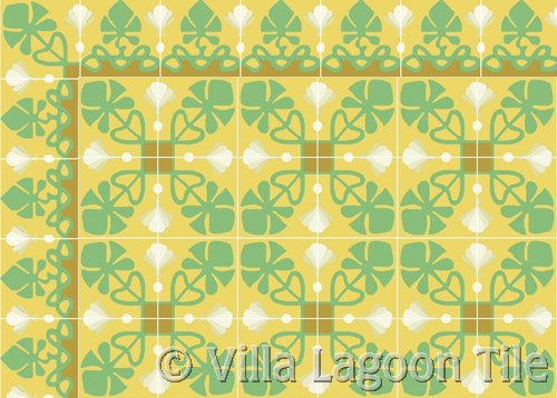 latin american style cement tiles